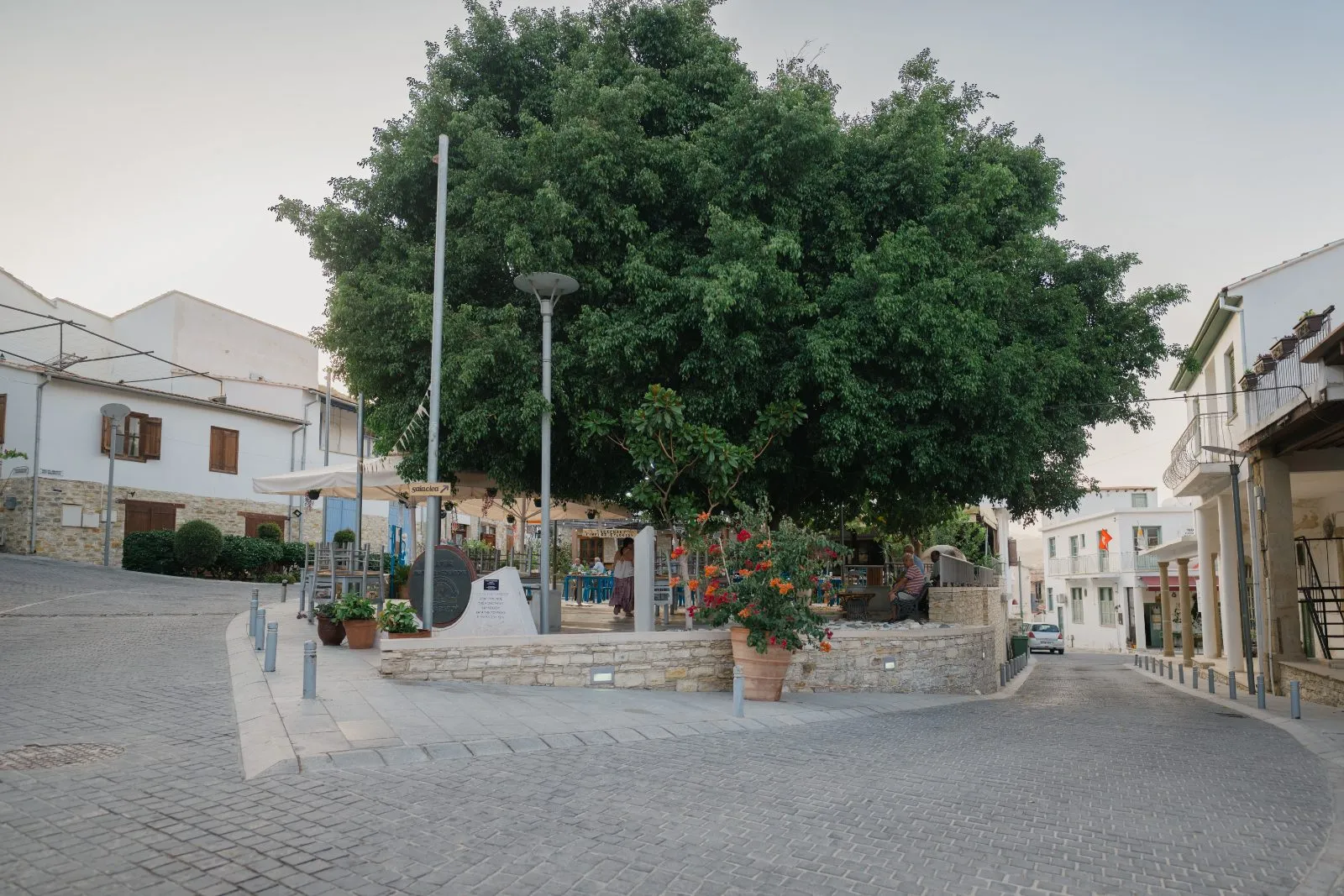 The village square