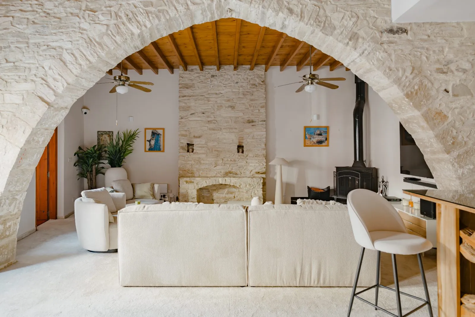 The living room