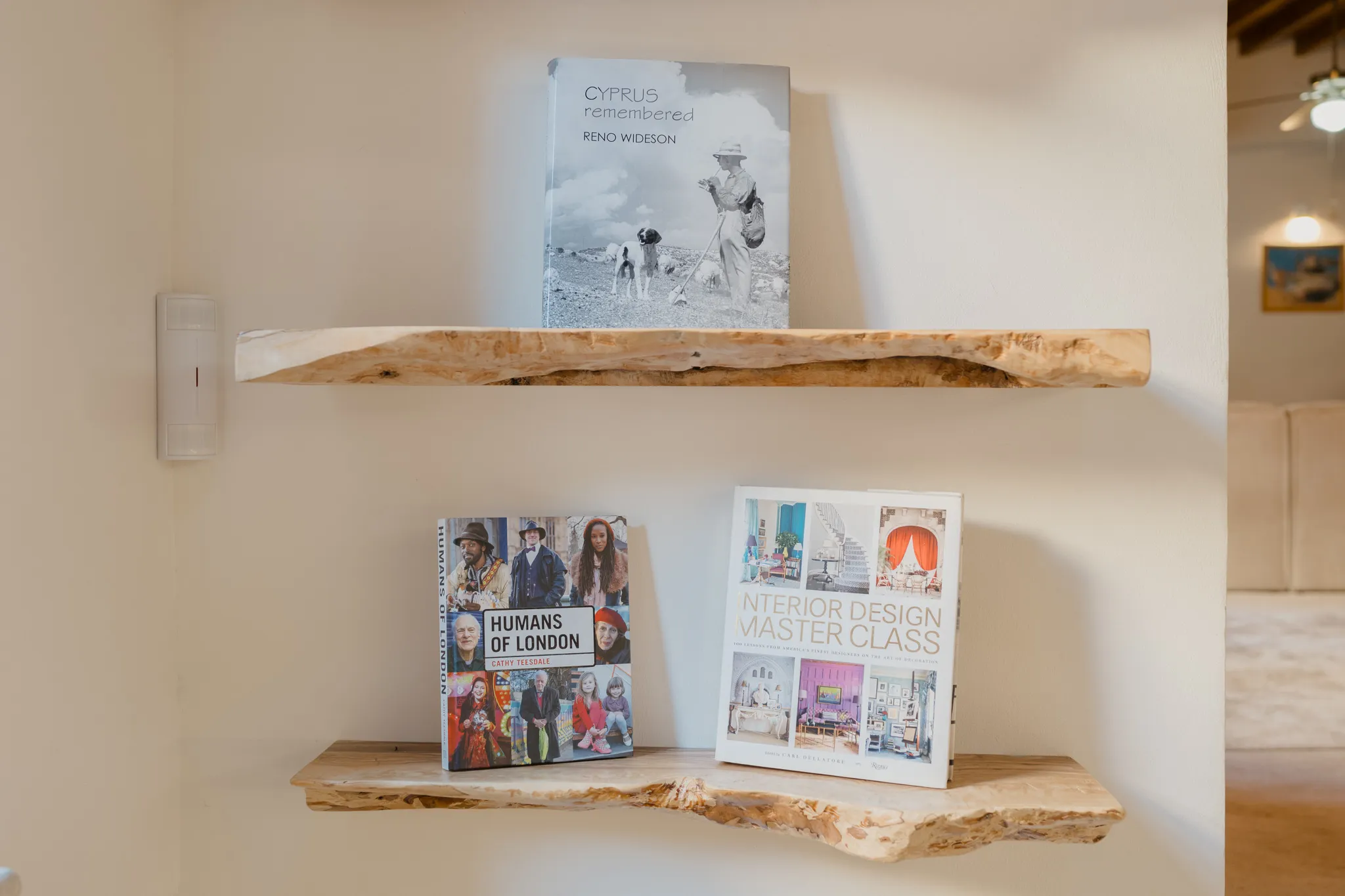 Olive-wood shelves