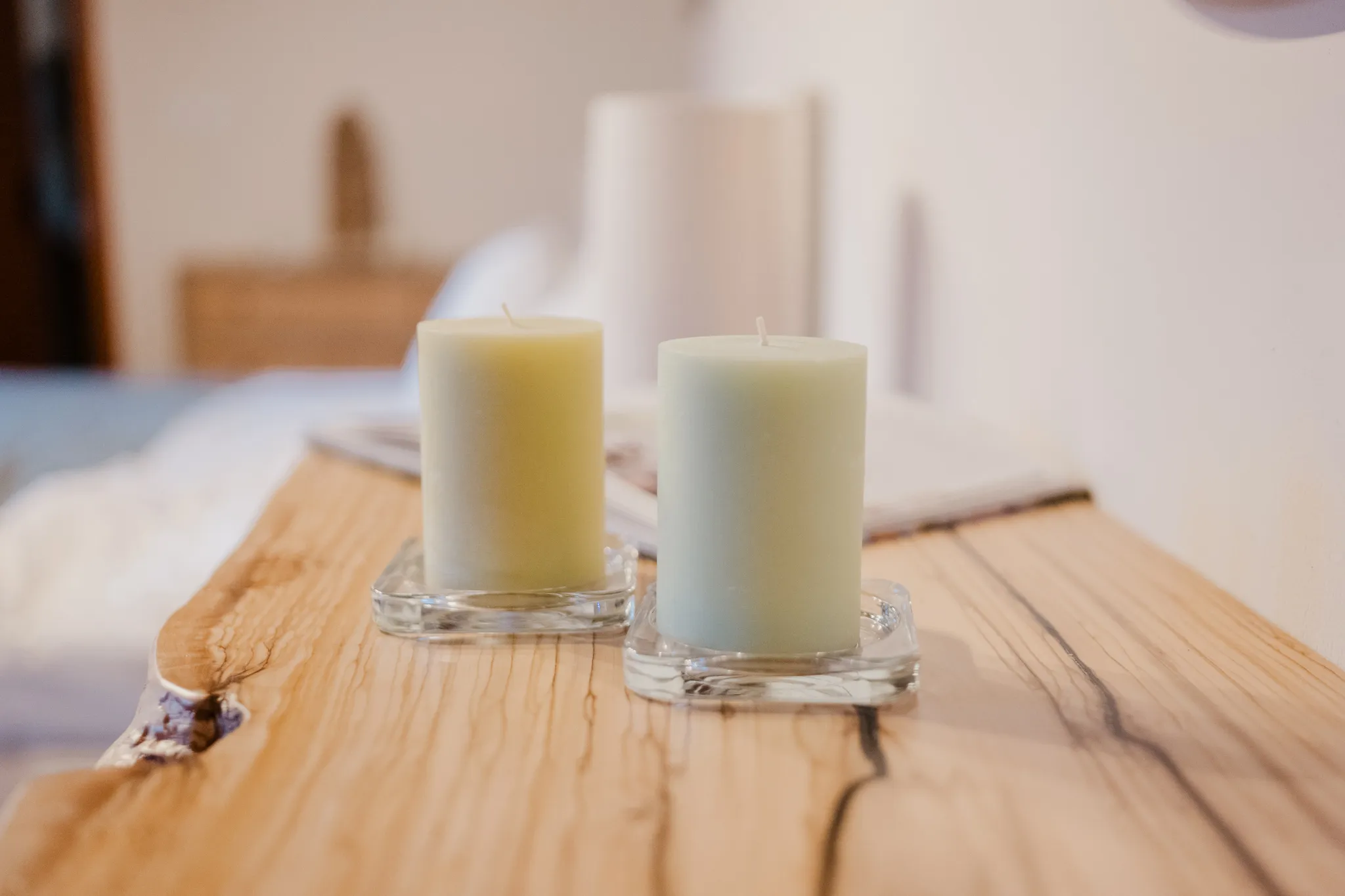 Candles in the Garden Room